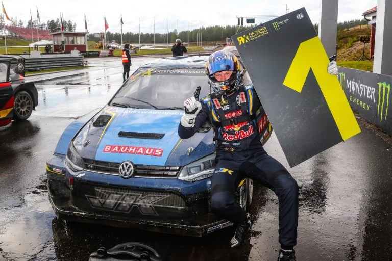 Eerste manche van Swecon World RX of Sweden gaat naar Kristoffersson Eerste manche van Swecon World RX of Sweden gaat naar Kristoffersson