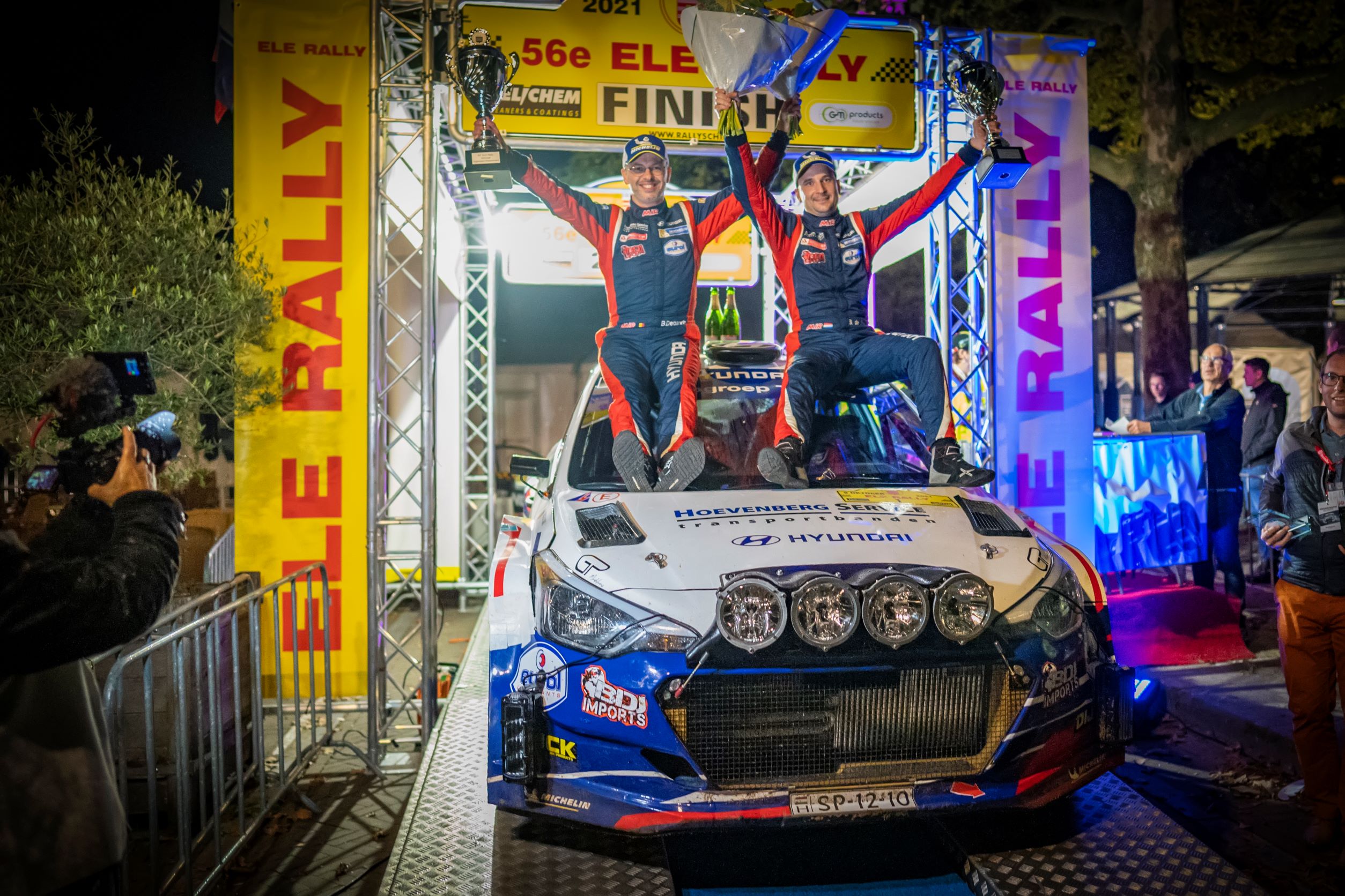 Dejen Racing Rally Zege in ELE Rally voor Bob de Jong en afscheidnemende Bjorn Degandt ...
