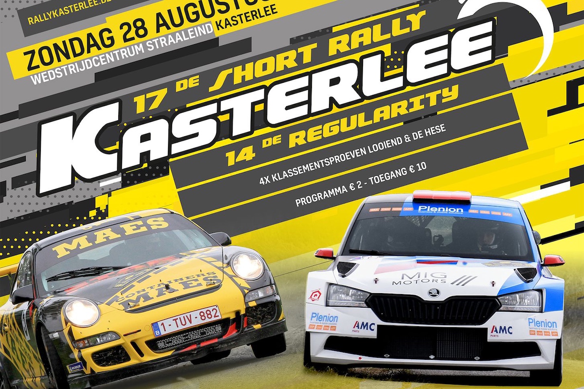 Short Rally Kasterlee met fors gewijzigd parcours • RallyandRaces.com