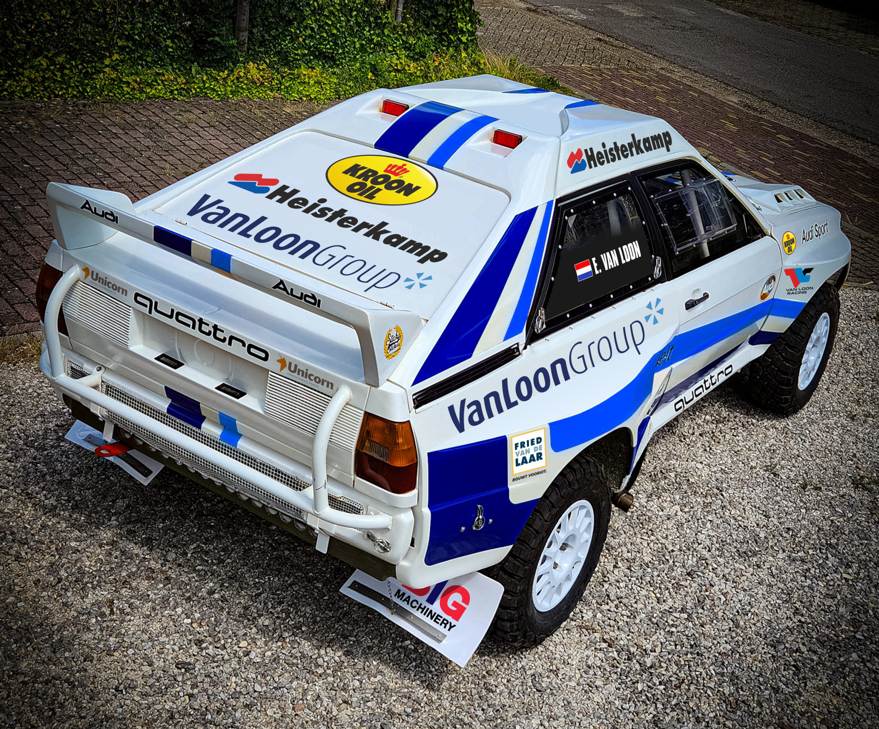 Modellino Mitsubishi Racing Lancer, Rally Dakar 2011, Pilota Van Loon, Scala 1:43, Vitesse 43439 - Foto 2