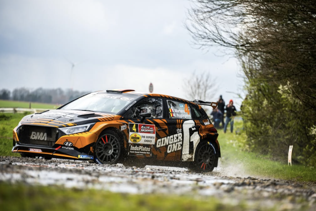 1 Person Rally The Ginger One pakt eerste podium in Belgisch Rally Kampioenschap ...