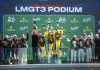 Tom Van Rompuy op het podium in LMGT3